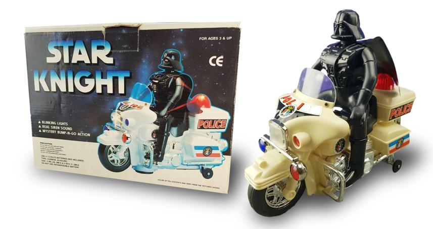 Bootlet moto police star knight